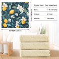 thumbnail image 6 of Yayeee 6 Pack Kitchen Dish Cloths Set for Washing Soft Drying Absorbent Microfiber Towels, Floral Lemon, 6 of 9