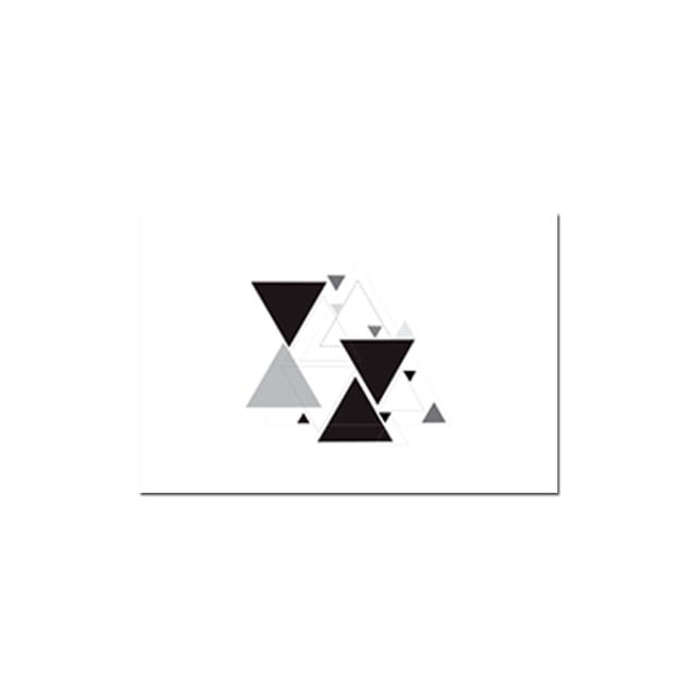 cuadro decorativo dark triangle lienzo by suma 1 pieza 40 X 60 CM