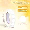 thumbnail image 4 of Papapt 0.5 Inch White Round Stickers, 1000 Pcs White Dot Stickers, Blank Circle Sticker Labels to Write On, Writable Circle Dot Stickers Used for Classroom Office(White), 4 of 7