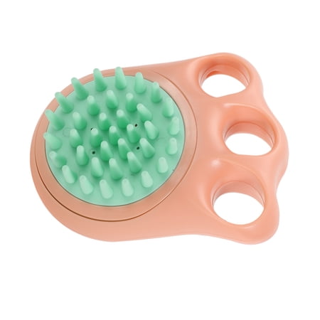 Unique Bargains 1 Pc Durable Claw Shape Pet Grooming Bath for Dog for Cat 4.25 x3.35 x1.78 Pink