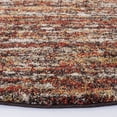 thumbnail image 3 of SAFAVIEH Retro Gorica Striped Area Rug, Ivory/Gold, 6' x 6' Round, 3 of 8