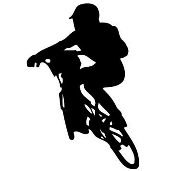BMX Silhouette IV Wall Decal