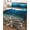 Blue, variant on Twin XL Quilt Bedding Set, Red Ocean Waves Reversible Summer Quilt 3 Pieces, Summer Beach Coastal Abstract Lightweight Bedspreads Coverlets with 2 Pillow Shams for All Seasons