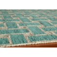 thumbnail image 2 of Momeni Laguna 2'3" X 8' Contemporary Hand Woven Wool Runner Rug in Aqua, 2 of 3