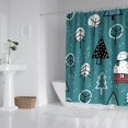 thumbnail image 2 of Shower Curtain for Bathroom Merry Christmas Shower Curtains Durable Beautiful Bath Curtain Hooks Included,72x72Inch, 2 of 5