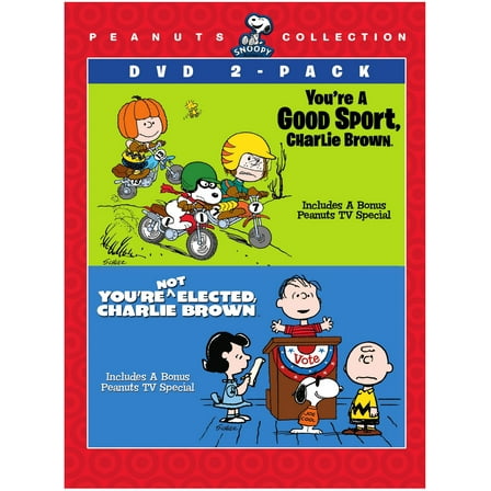 Peanuts Double Feature: You're A Good Sport, Charlie Brown / You're Not Elected, Charlie Brown (DVD)