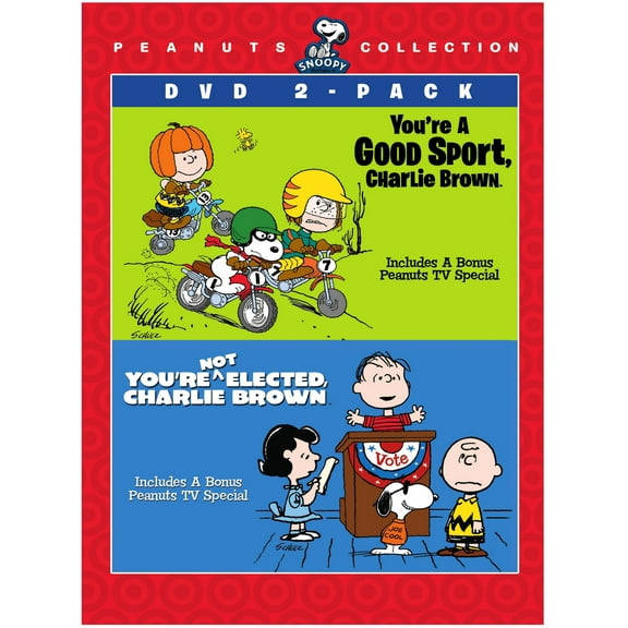 Peanuts Double Feature: You're A Good Sport, Charlie Brown / You're Not Elected, Charlie Brown (DVD)
