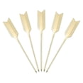 thumbnail image 1 of Uxcell 5 Pcs Palillos de Cóctel de Acero Inoxidable, Palillos de Martini de 4.7 Pulgadas, Pinchos de Metal Reutilizables para Bebidas, Aceitunas, Aperitivos, Decorativos de Frutas, Dorado (Pluma), 1 of 7