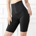 thumbnail image 3 of Women High Waist Body Shapewear Panties Waist Cincher Slimming Underwear High Waist Shorts Fajas Briefs Shapers Sports Fitness,5 Points Black, 3 of 4
