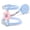 Blue/M 1Pcs, variant on HOARBOEG 1Pcs Cute Kitty Cat Harness with H-Shape Design - Escape Proof Adjustable Pet Vest for Small Dogs and Cats, Breathable Comfortable Walking Gear for Ragdoll Teddy Outdoor Activities