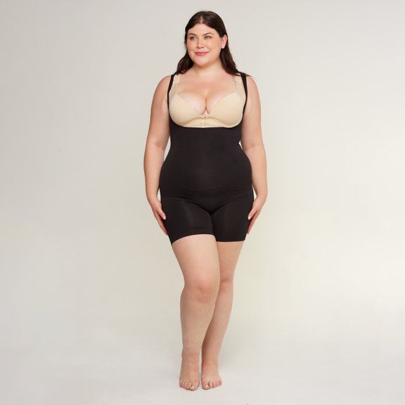 Faja Body Busto Abierto Mujer Negro