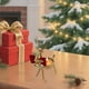 thumbnail image 5 of Candelabro De Hierro Adorno navideño de hierro con forma de reno, lazo y campanas, para candelabro. Medidas: Rkxzt, 5 of 8