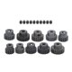 thumbnail image 2 of 10 pcs/set 16T-25T 7075 48P steel RC car motor gear for 1/8 1/10 brushless motor, 2 of 5