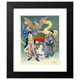 thumbnail image 2 of Louis Glackens 12x14 Black Modern Framed Museum Art Print Titled - Joined Together (1913), 2 of 5