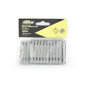 Timberline 608-639 25-Piece Phillips Screw Bit Tips for Screw Size #2 with Quick Release 1/4 SHK x 2 Inch Long
