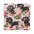 thumbnail image 5 of Dachshund Dogs Watermelon Wall Clock Square Silent Non Ticking Battery Operated Clock for Home Bathroom Kitchen Bedroom Living Room, 5 of 8