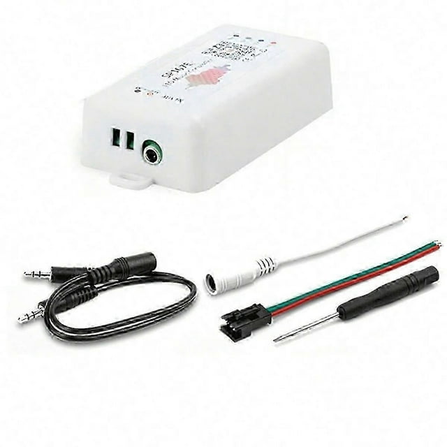 SP107E DC5-24V LED Music Controller with Wireless Bluetooth SPI Full Color Control