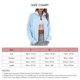 thumbnail image 5 of Cárdigan De Punto Hombro Caído Manga Larga Cuello Alto Suelto Mujer Otoño Invierno Suéter Abrigo Azul Claro M, 5 of 5