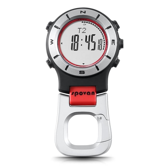 Reloj inteligente Spovan SPOVAN Reloj Inteligente Altímetro Barómetro Brújula Reloj LED Relojes Deportivos Pesca Senderismo Escalada Reloj de Bolsillo Spovan Reloj inteligente