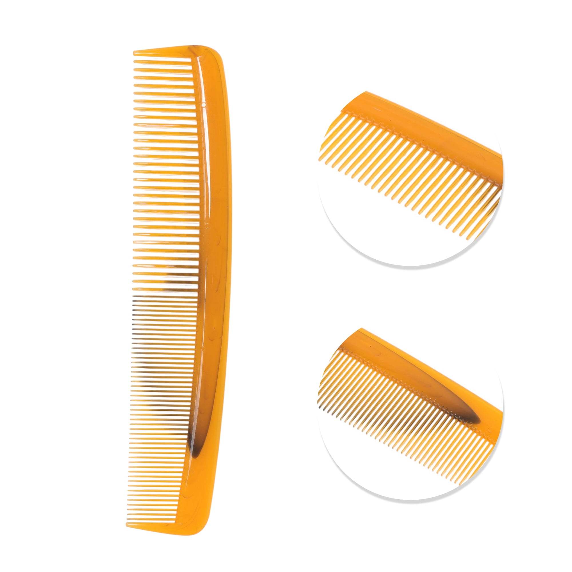 Unique Bargains 1 Piece Durable Tendon Comb for Curly Hair in Vibrant Orange Color