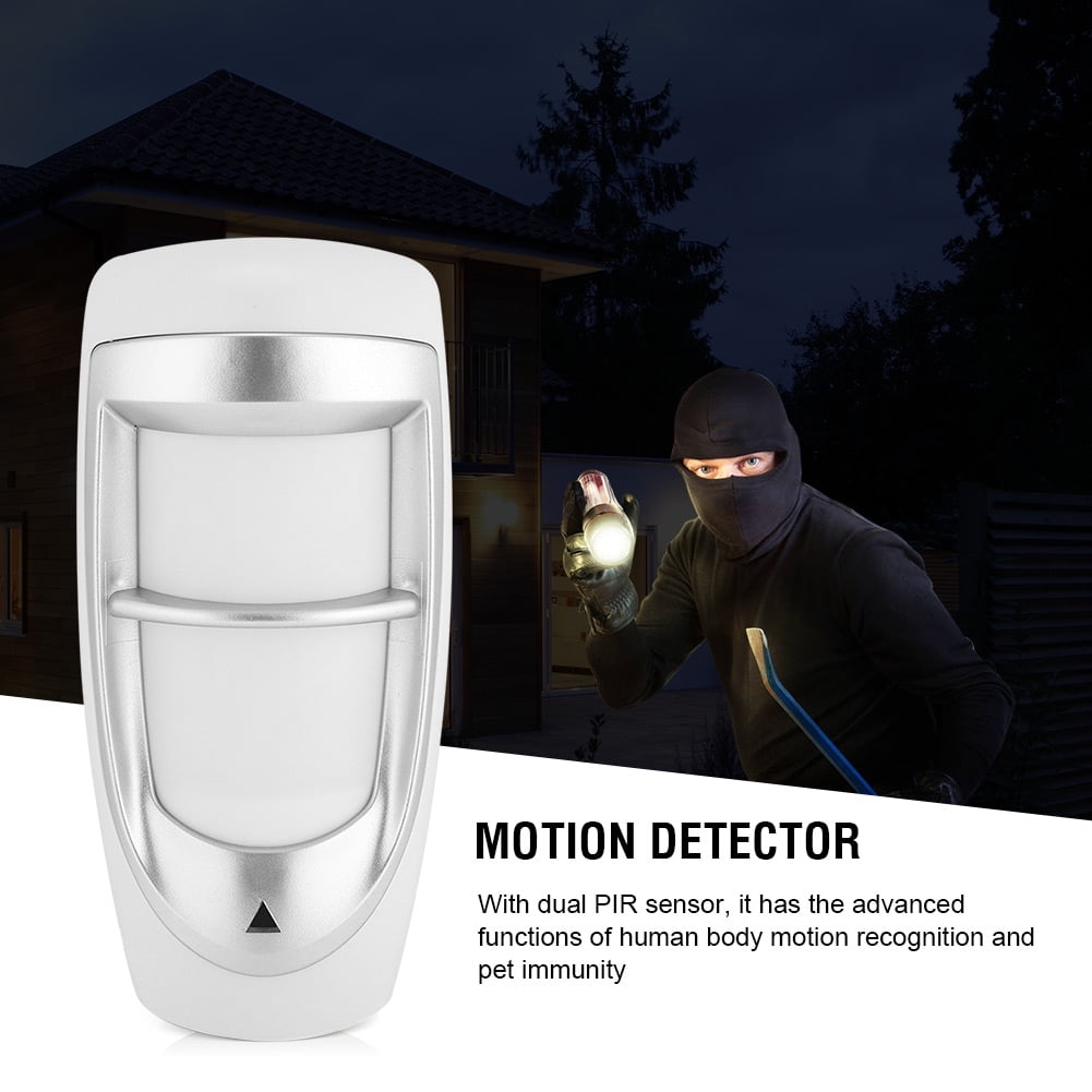 Wired Motion Detector,Outdoor Waterproof Wired Motion Infrared Detector,Dual PIR Sensor Pet Immunity Security System for Patio Deck Yard Garden
