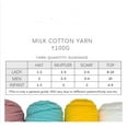 thumbnail image 3 of Thick Hight Quality Hand Knitting DIY Knitting 100g Milk Cotton Yarn Woolen Yarn Chunky Crochet 8 Ply Thread 04, 3 of 8