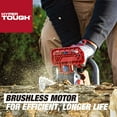 Hyper Tough 20V 4.0Ah Battery Powered 12" Brushless Chainsaw, HT22401