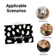 thumbnail image 5 of JOOCAR Spooky Ghosts Halloween Linen Table Mats Set of 4 for Home Kitchen Table Decor 12x18 inch, 5 of 5