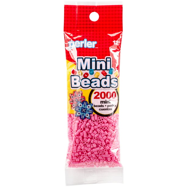 Mini Perler Beads 2000/Pkg-Bubblegum - Walmart.com - Walmart.com