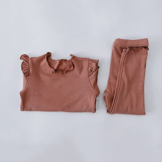 Conjunto de pijamas de primavera para niños, ropa interior para niños y niñas, ropa interior de manga larga para niños, conjuntos de pijamas, ropa para niños Tan Jianjun unisex