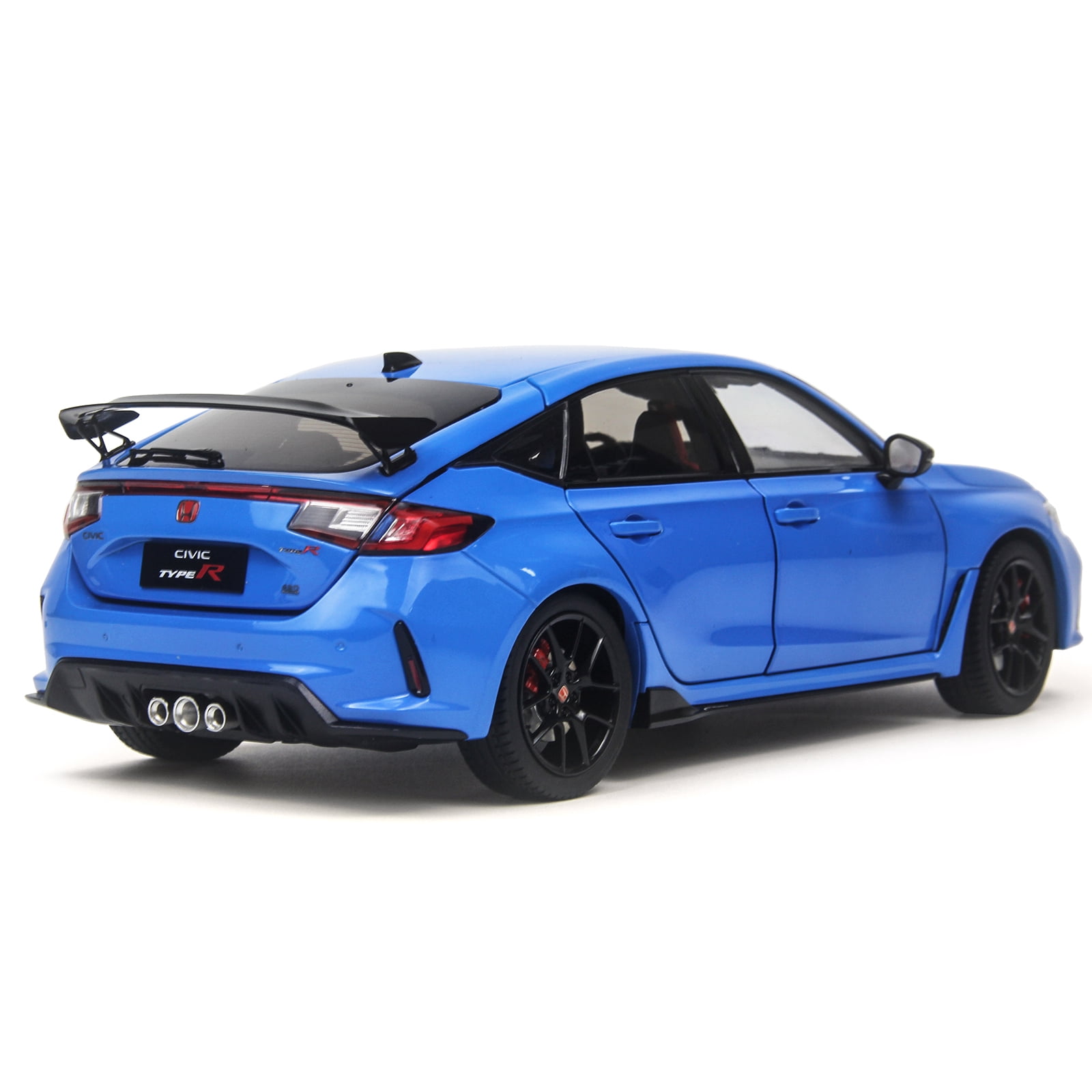 1:18 Scale Paudi Honda Civic Type-R FL5 2023 Blue Diecast Model Car  Toy Series