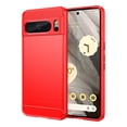 thumbnail image 1 of PANDACO Red Brushed Metal Case for Google Pixel 8 Pro, 1 of 3