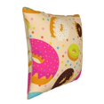 thumbnail image 2 of Kll Donuts Decorative Throw Pillow Covers Velvet Soft For Couch Sofa Bedroom Living Room Outdoor -16"X16", 2 of 8