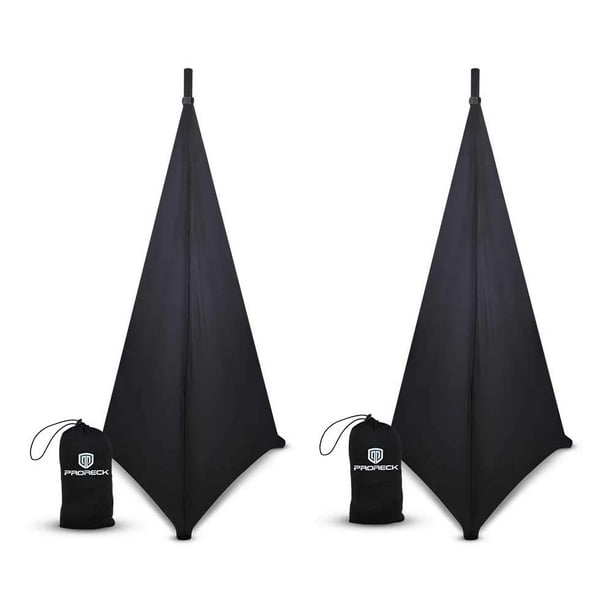 Funda de soporte para altavoz PRORECK con forma de trípode negra x 2