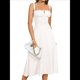thumbnail image 3 of Vestido Midi con Corsé, Aberturas Fluidas y Cordones para Mujer, Vestido Informal de Verano de Corte A para Fiesta de Té. S, 3 of 8