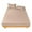 Beige, variant on Four-Piece Bedding Set,Solid Color Japanese Yarn Dyed Single Bed Cover Pillowcase Set Bed Sheet And Pillow Case + 1 Pair