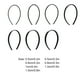 thumbnail image 4 of Sonducket Diadema de 10 piezas para niña, diadema personalizada a la moda, banda para el pelo con estilo DIY, banda para el pelo, trabajo, escuela, Accesorio para el cabello Tipo 1 Sonducket AP016446-01, 4 of 6