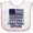 White and Pink, variant on Inktastic Future Correctional Officer Boys or Girls Baby Bib