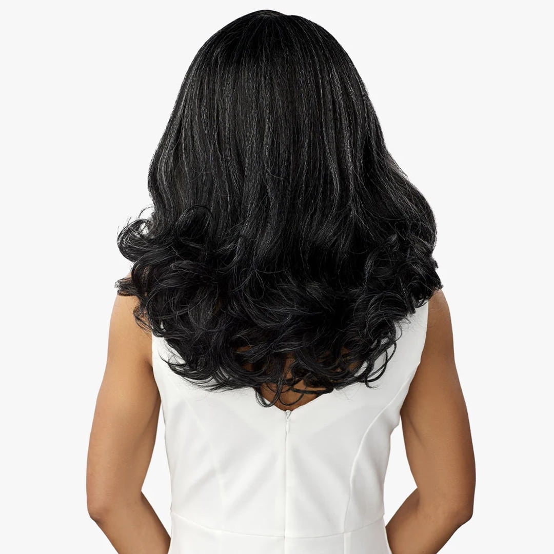 Sensationnel Salt Pepper Dashly HD Lace Front Wig SP Lace Unit 2 DLWSP002