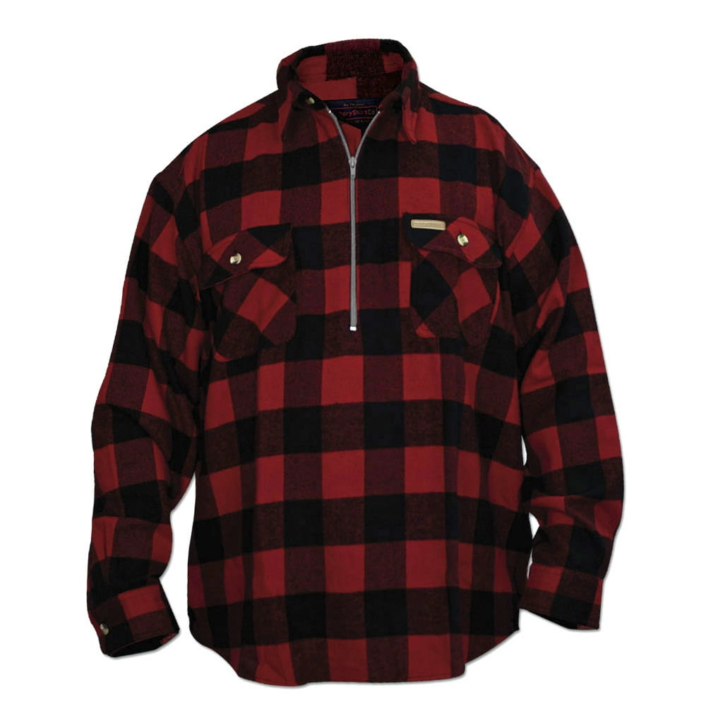 Hickory Shirt Company Hickory Shirt Co. Buffalo Plaid Classic 1/2 Zip