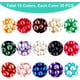 thumbnail image 3 of 450 perlas artesanales de 15 colores, perlas redondas de vidrio teñidas de 8 mm, perlas de imitación con brillo satinado, perlas espaciadoras nacaradas, 3 of 8