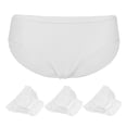 thumbnail image 4 of 4 piezas de ropa interior desechable para mujer, algodón puro, absorbente, transpirable, suave, para maternidad, 4 of 10