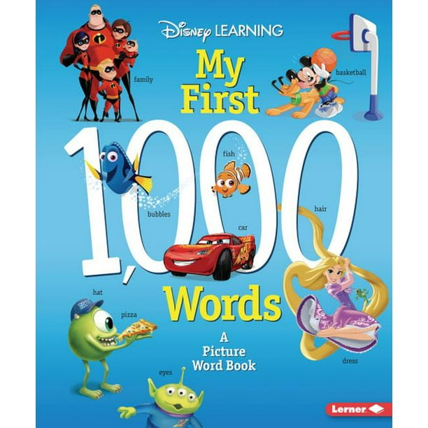 Disney Learning My First 1,000 Words (Hardcover) - Walmart.com ...