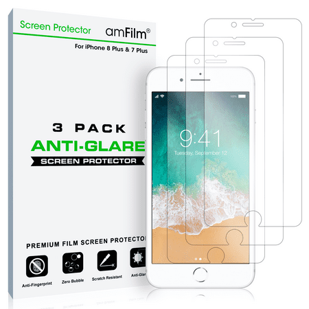 iPhone 8 Plus / 7 Plus amFilm Anti-Glare/Fingerprint Screen Protector (3