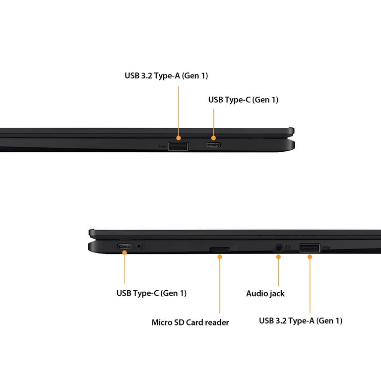 ASUS Thin Laptop Chromebook 15.6” FHD, Intel Celeron N4500