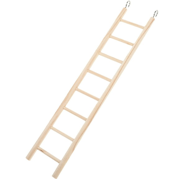 Melantax Parrot cage ladder wooden bird ladder bird bite ladder bird bite ladder bird teething toy bird ladder