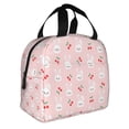thumbnail image 2 of Easygdp Rabbit And Cherry Bolsa Térmica Premium - Tela Oxford Impermeable, Gran Capacidad, Bolsillo Frontal, Unisex para Trabajo, Escuela, Actividades al Aire Libre y Picnics, 2 of 8