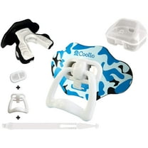 COOLLO SPORTS Football Lip Guard Mouthguard 3-in-1 TRANSFORMER Pacifier Mouthguard Sports Lip Protector for Adults & Youth (Case Included)