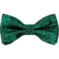 thumbnail image 1 of LAICAIW Solid Banded Adjustable Length Pre-tied Boy's Bow Tie, 1 of 7