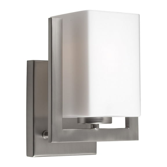 Forte Lighting 2669-01 1 Light 9" Tall Wall Sconce - Nickel